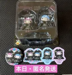 ハロウィン2025 Happyくじ　フィギュア　缶バッジ　ステッカー　キキララ