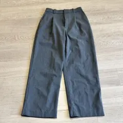 uniqlo タックワイドパンツ s