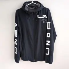 （美品）UNDERArmorブラックフルジップパーカー