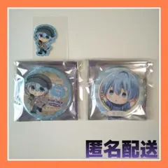 氷織羊 STUFFED TOY きゃらまーじゅ 缶バッジセット シール3点まとめ