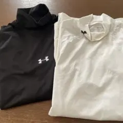 Under Armour ハイネックインナー　Sサイズ ブラック　ホワイト