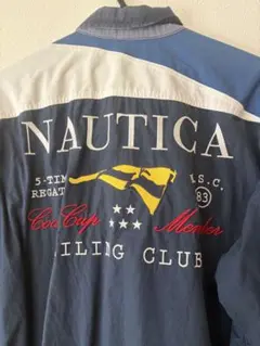 NAUTICA 長袖シャツ ネイビー セーリングクラブ
