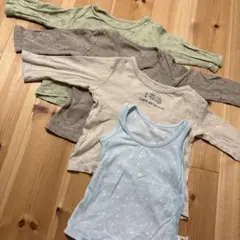 ベビー　シャツ　肌着　80サイズ　4枚セット