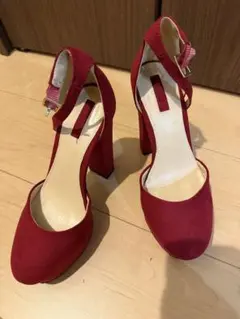ZARA ヒール　パンプス　スウェード