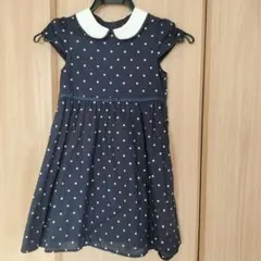 BeBe ドット柄 ワンピース 120