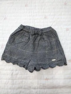 【匿名配送】プティマイン　スカラップショートパンツ　90サイズ