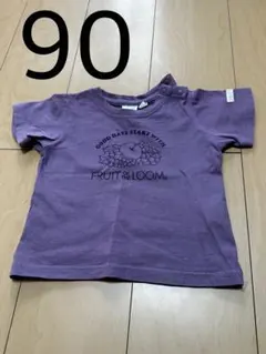 FRUIT OF THE LOOM Tシャツ パープル 90cmのサムネイル