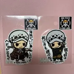 ワンピースステッカーシール B-SIDE LABEL トラファルガーロー
