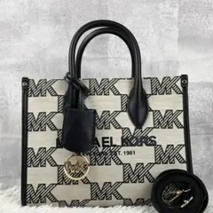 美品 マイケルコース キャンバス 2way ショルダーバッグ ミレラ 総柄