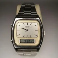 セイコー シルバーウェーブ アナデジ 稼働中 電池交換済み　M449-502A セイコー SEIKO silver wave シルバーウェーブ アナデジ 電池