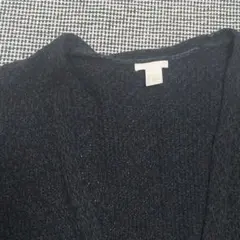 H&M　ネイビーカーディガン　M/L