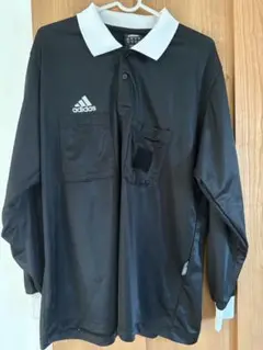 【匿名配送無料】adidas サッカー審判用シャツ Oサイズ 黒