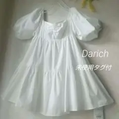 ダーリッチ　未使用タグ付バルーンお袖のティアード ブラウス(ワンピース)