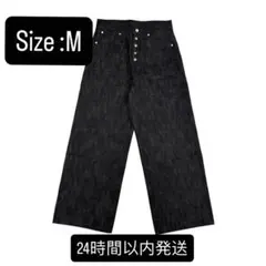 9/S PROJECT BUTTON FLY DENIM - BLACK M