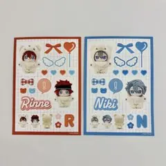 あんさんぶるスターズ　いつぬい　天城凛音　椎名ニキ　ネップリ　シール