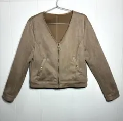 ベージュ ジャケット アウター　レディース　M