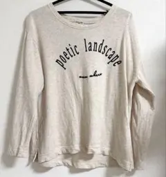 Samansa Mos 2 サマンサモスモス　長袖　Tシャツ ベージュ　春