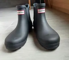 HUNTER ORIGINAL CHELSEA サイドゴア ショートブーツ　黒