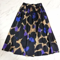 完売品✨️現行 アナイ ビッグフラワータック スカート フレア 美シルエット♡