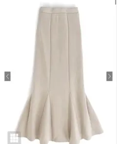 【GRL】スエードマーメイドスカート[dk930]アイボリー