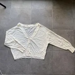 earth music&ecology 長袖カーディガン アイボリー