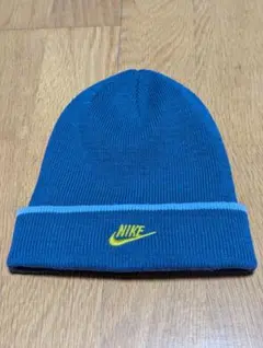 け*い様 Y2K 00s Nike 青 ニット帽・ビーニー