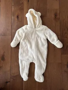 Baby GAPフード付きアウター 3-6ヶ月 クリーム色