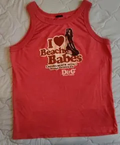 D&G 　VINTAGE タンクトップ　Mのサムネイル