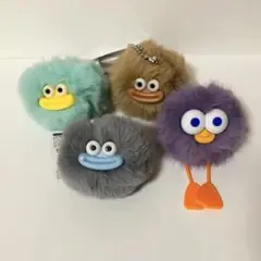セリア もこもこクリーチャー もこもこダイバーズ 4個セット