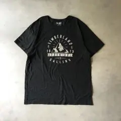 Timber land ティンバーランド Tシャツ　ブラック　黒　前ロゴ