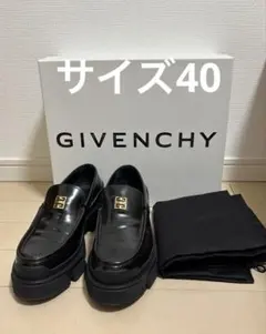 【美品！！】GIVENCHY TERRA LOAFERS ブラック サイズ40のサムネイル