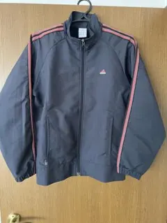 adidas ブラックジャケット 上下セット
