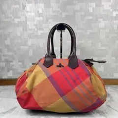 Vivienne Westwood ハンドバッグ タータンチェック オーブ