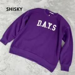 【未使用タグ付き】SHISKY トレーナー パープル サイズLのサムネイル