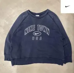 80s NIKE ラグラン スウェット　USA 銀タグ　NIKE TOWN