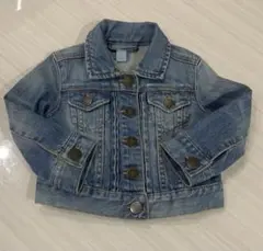 [美品]babyGap 12-18 80デニムジャケットGジャンベビーギャップ