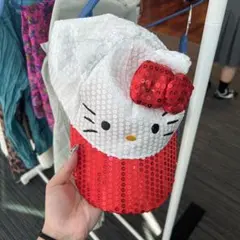 ハローキティ スパンコールキャップ