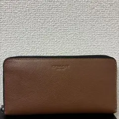 COACH レザー 長財布 ブラウン