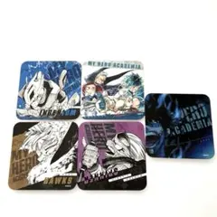 ヒロアカ アートコースター 5枚セット 荼毘 ホークス デク 他