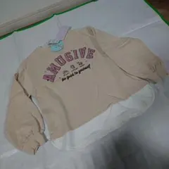 女の子cotton裏起毛トレーナー 130