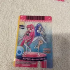 マクドナルド キュアピーチ&キュアマリンカード