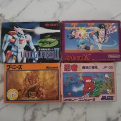 ファミコンソフト 箱のみ4個 本体なし