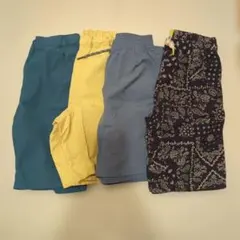 無印GUブランシェス半ズボン 4点セット 130サイズ