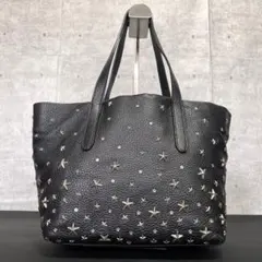 未使用級 ジミーチュウ ピムリコ トートバッグ スターエンボス レザー