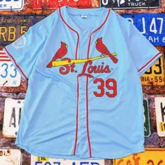 ネ*屋様 MLB セントルイスカージナルス ベースボールシャツ 39 メッシュのサムネイル