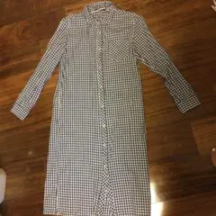 INGNI ギンガムチェック　ロングシャツワンピース