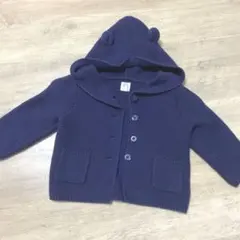 babygap くま耳アウター　ネイビー　12-18