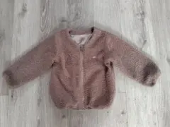 ボアジャケット 110cm ベージュピンク