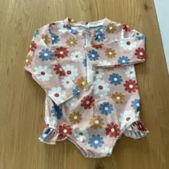 ベビー水着 女の子 花柄 長袖