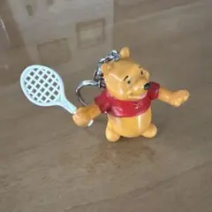 プーさん テニスラケット キーホルダー